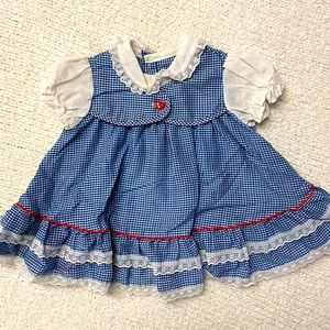 Vintage Gingham Dress